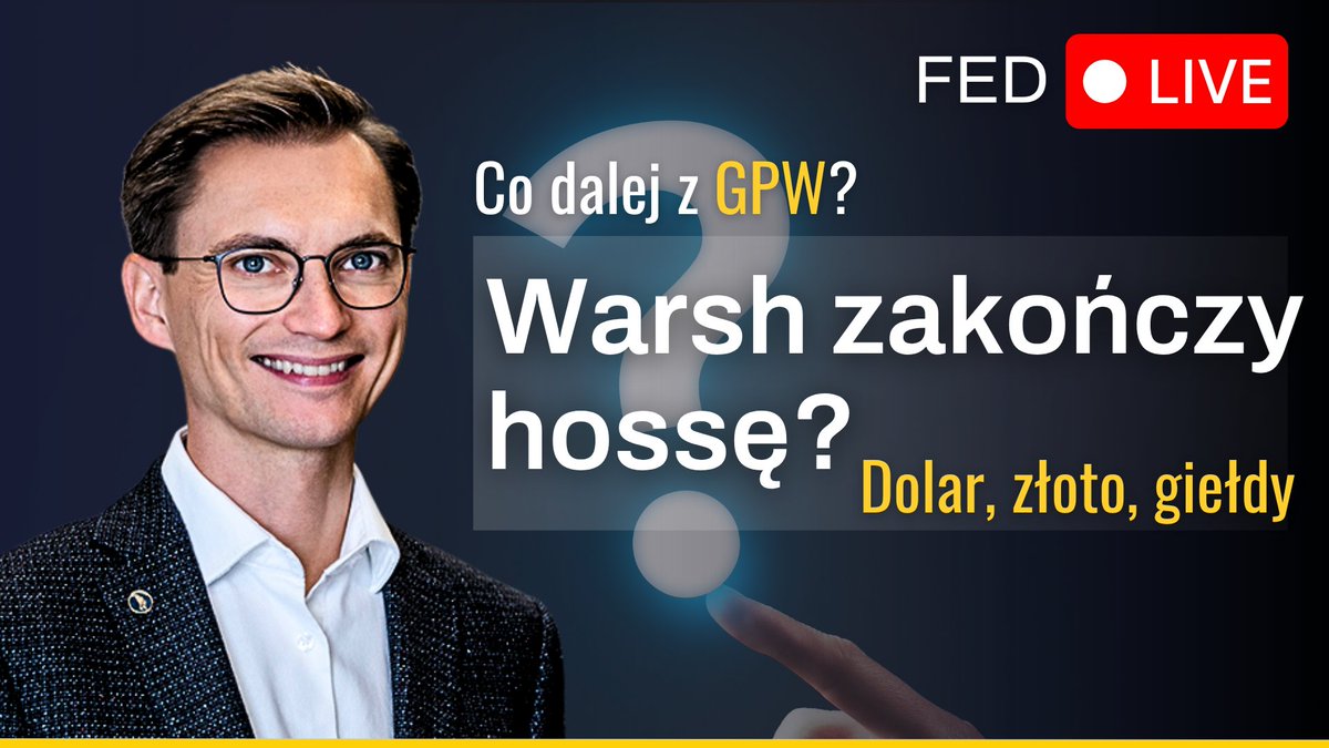 ttusiek's tweet photo. Nowy prezes FED nie może zostać sam na placu boju :) zapraszam na komentarz na żywo do giełdy w USA i w Polsce oraz skomentujemy na żywo jak rynek odbiera słowa Warsha - https://t.co/0epMmzIOV8 https://t.co/K4bfvWd8O5