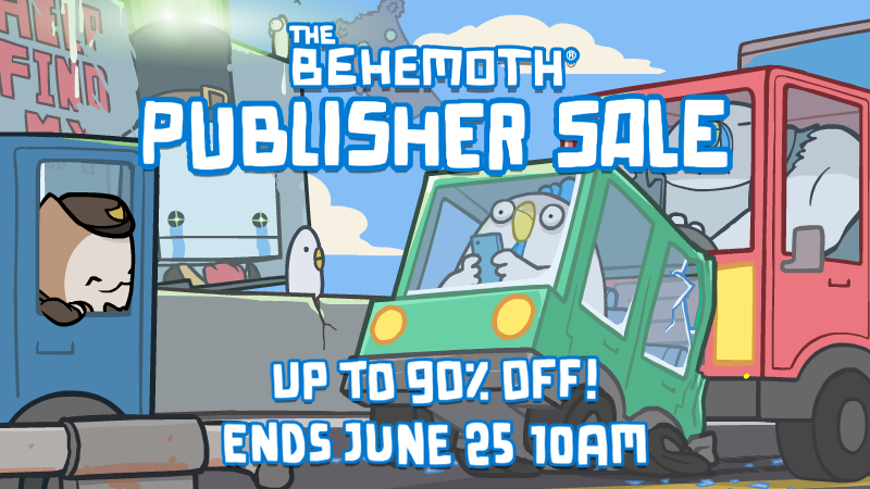 thebehemoth's tweet photo. SHOUT IT FROM THE ROOFTOPS! Errr, the cooptops? 🐣

The Behemoth’s third annual Publisher Sale is now live on Steam! Enjoy 90% off Castle Crashers, 70% off the newly Remastered BattleBlock Theater AND Pit People, in addition to 30% off Alien Hominid Invasion AND HD! https://t.co/z5RkYpvroF