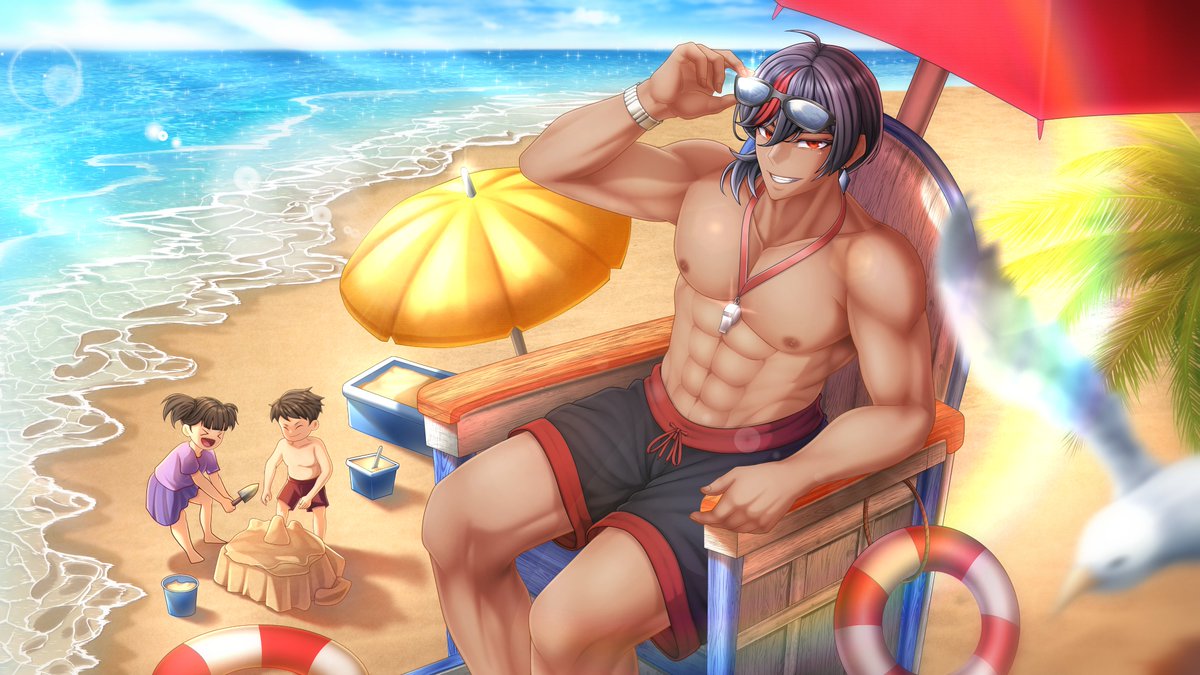 AceAvenger_'s tweet photo. Summer is here ☀️

Go ahead and dive right in - the water’s fine. I’ll keep you safe  🛟 🌊

What’s the first thing you’re doing at the beach? 🏖️

✧ #VTuber ✧ #aceilust https://t.co/0BQw3gOzIW