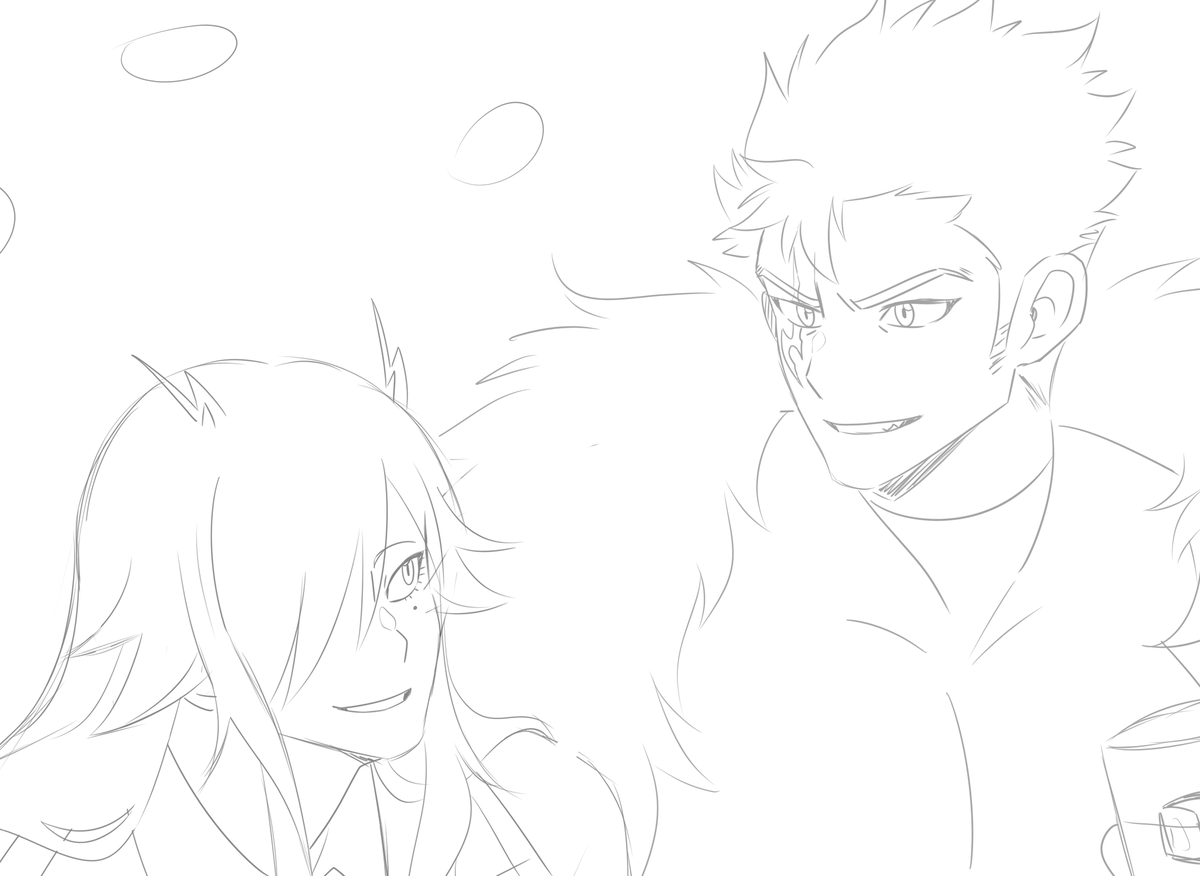 dragnoodles's tweet photo. Sneak peak of a Fraxus pic for Pride Month, as a treat 😈 https://t.co/gX4MZ7gFkS