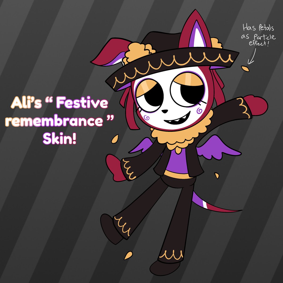 APeonySeapie's tweet photo. I made a Dandys world oc that’s based on an Alebrije :3 
They’re definitely not a fanchild 💕

Ali! 🪅🐕🌼

#Dandysworld https://t.co/39FBI2Qt8P