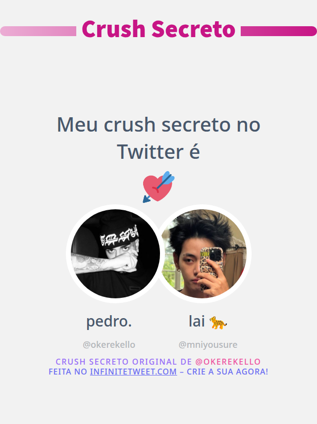 okerekello's tweet photo. Meu crush secreto no Twitter é @mniyousure

➡️ https://t.co/f7fSaBqvY8 https://t.co/ww8ZxO6hjr