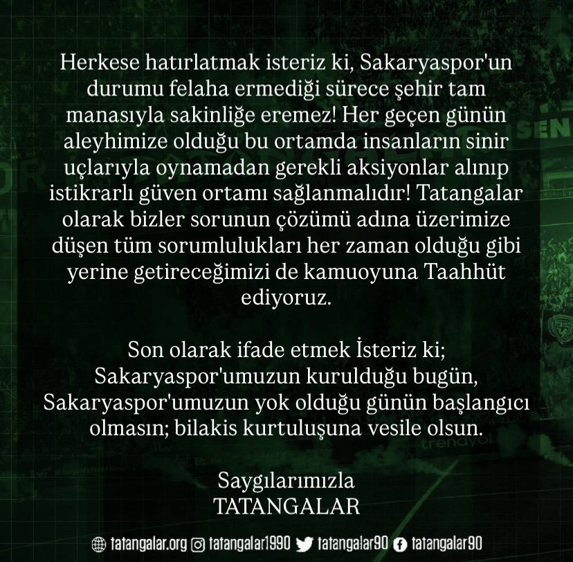 Tatangalar90's tweet photo. Değerli Basın Mensupları ve Kıymetli Sakaryalılar; https://t.co/lHwIeHwXUk