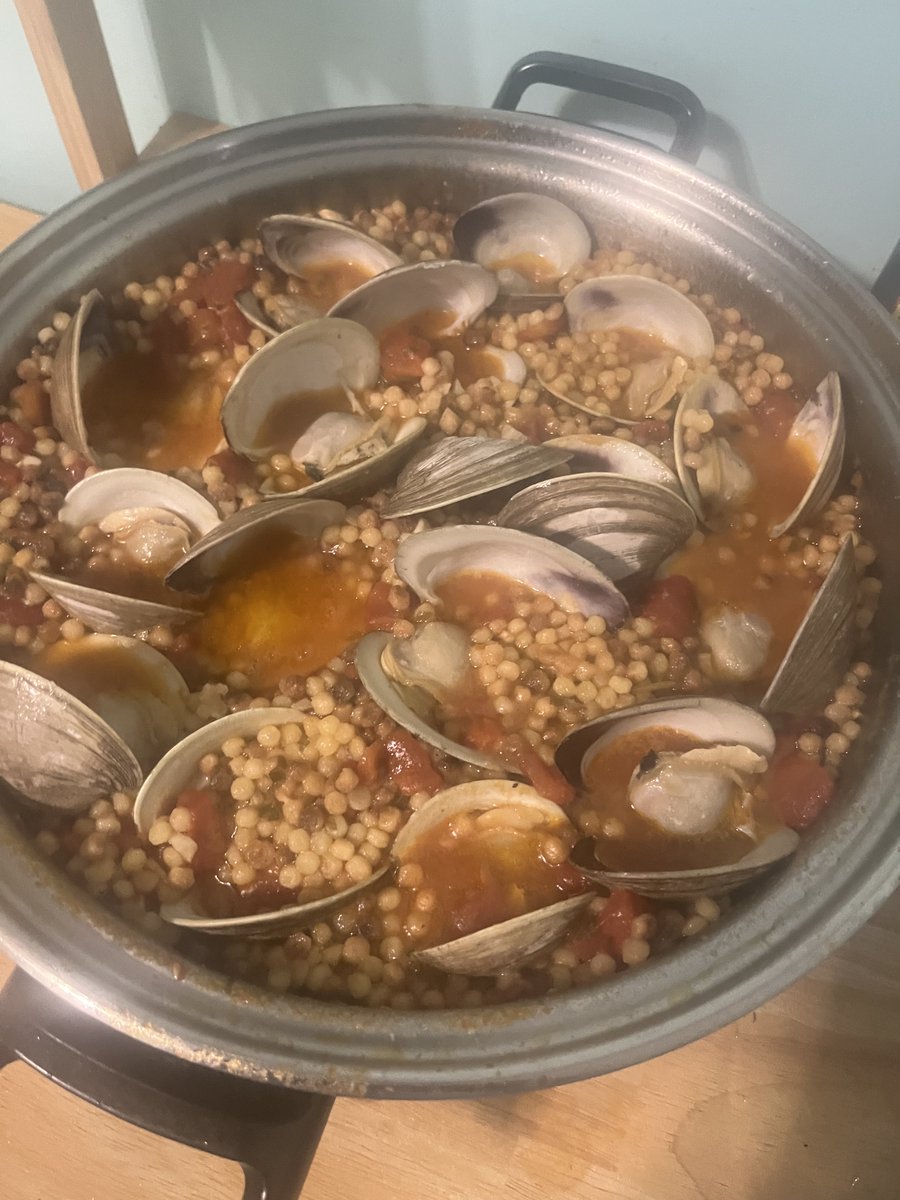 TonytheTiger57's tweet photo. #Fregula with #Clams #Sardinia #Pasta https://t.co/dDuAKZPOAM