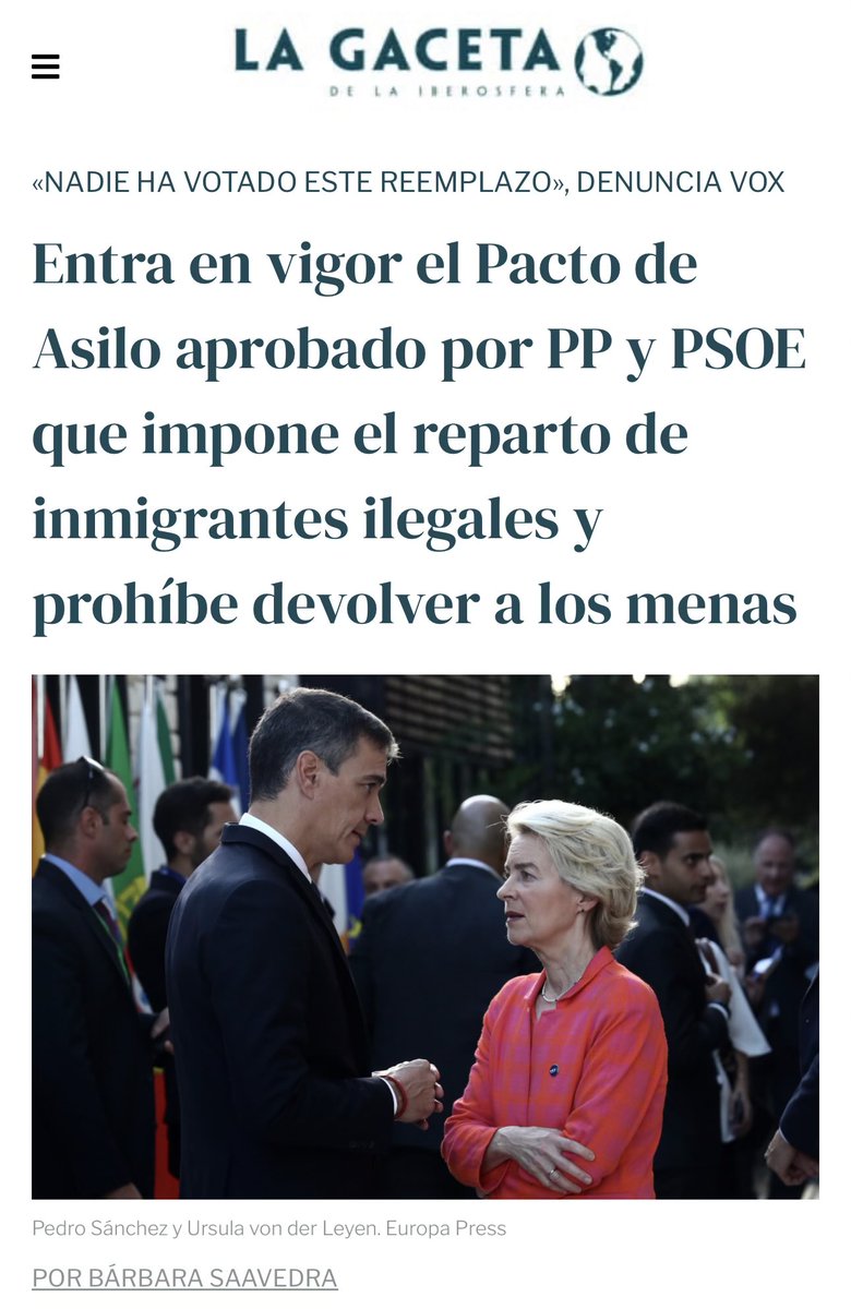 javionsalo's tweet photo. Esto también lo redactó y presentó el EPP… hace una semana

A estas alturas de la película no os cree nadie. Lo vuestro es ponerle una vela a Dios y 10 al diablo.

La única garantía de revertir la situación es no dejar que os colguéis medallas y conseguir que la gente haga un voto seguro, a una fuerza que no sea del PP europeo… para así saber con certeza que su voto no va a ir a promover la invasión migratoria.