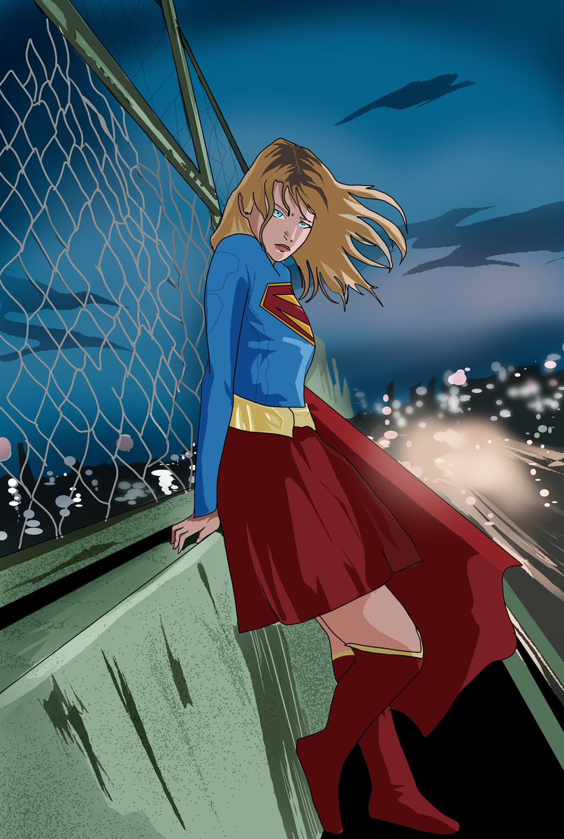 graveman619's tweet photo. thats super, girl 
#art #supergirl #superman #dccomics #comicart https://t.co/191Xp3qGUe