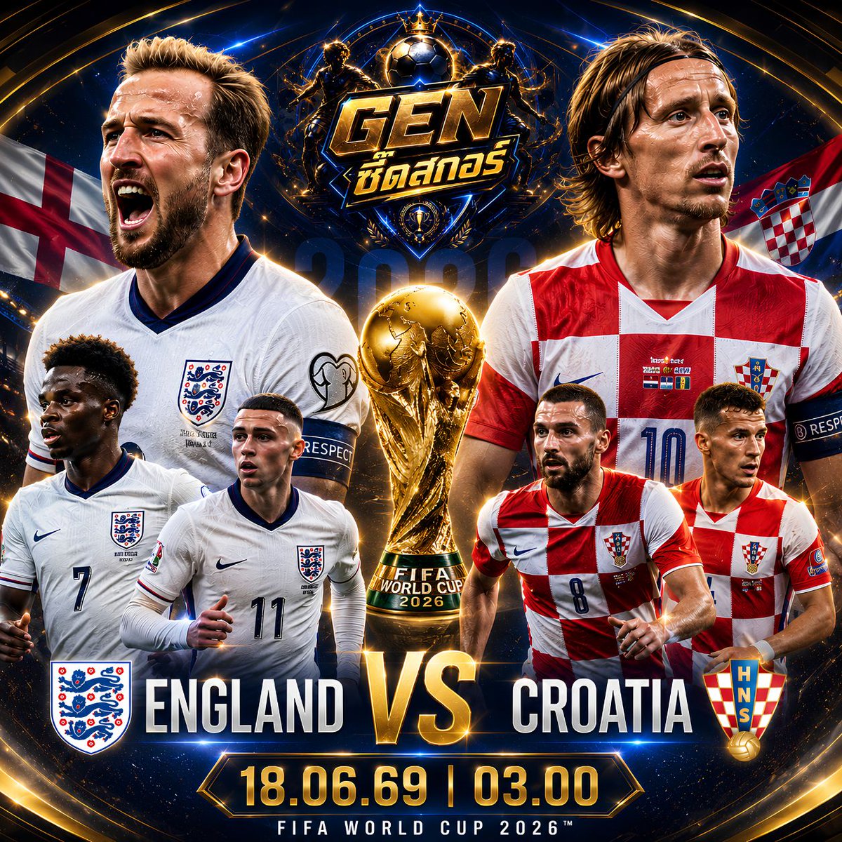GENZVIP's tweet photo. ⚽อังกฤษ VSโครเอเชีย 03.00!!⚽

🏅โครเอเชียร์! เชียร์มันทำกำไร🏅
✔แนวทางฟุตบอล ทีเด็ดจัดเต็ม!!!

♻️กดรี 55 ❤️หัวใจ 💭แจกจริง
แจกโค้ดทดลองเล่น »  ???

📲เลือกทีมชอบ : https://t.co/VIgxlIO0UJ
📌กลุ่มแนวทาง : https://t.co/7MRhANUZup

#แทงบอล #ฟุตบอลโลก2026 #่ข่าวฟุตบอล https://t.co/0MVcrvsUZ0
