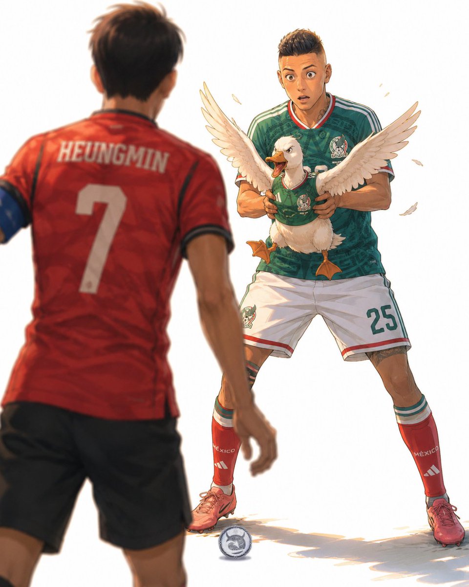 akyanyme's tweet photo. ¡Por el poder del pato!
🇰🇷 Corea del Sur v México 🇲🇽 https://t.co/ZwenQ7EouV