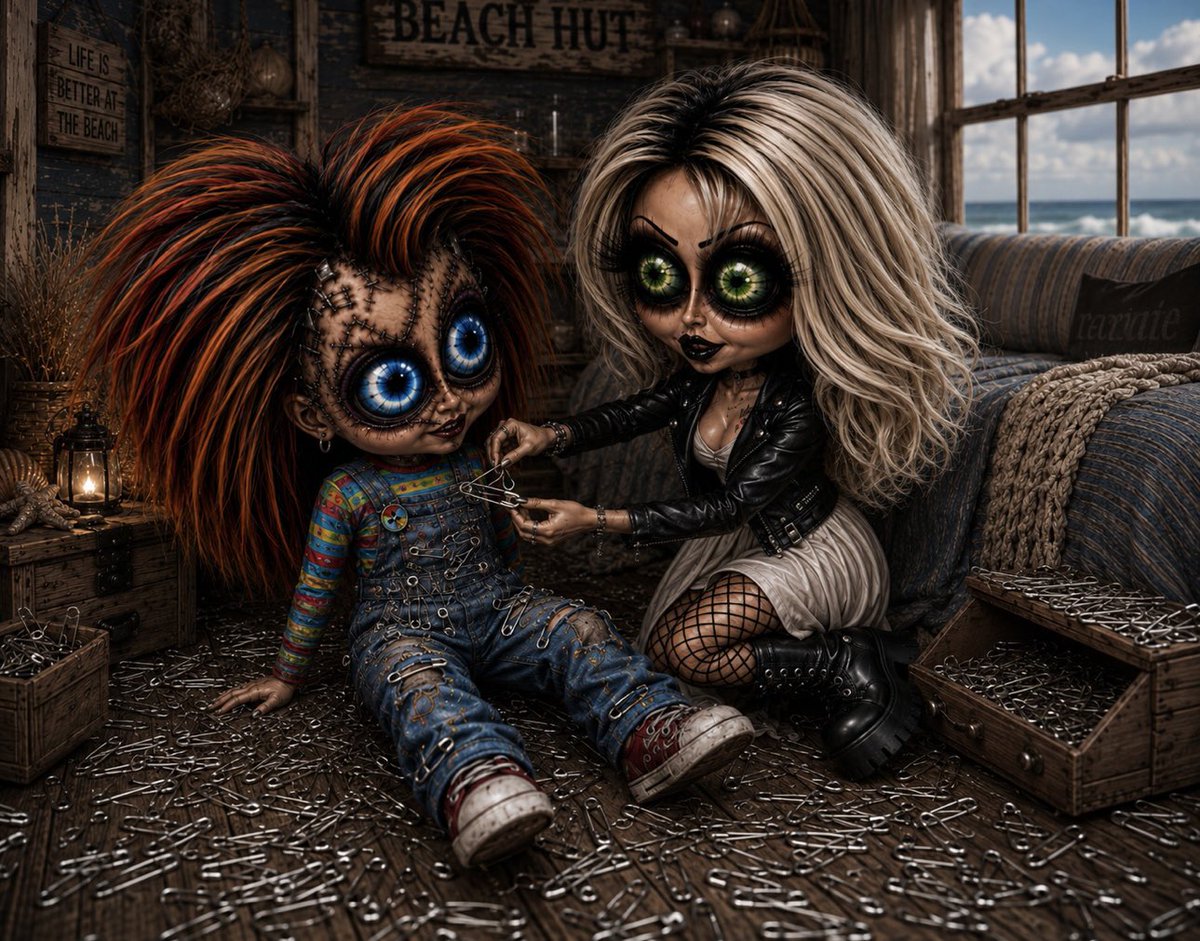CreateGhettoArt's tweet photo. here are a few shots of my
[WANNA PLAY?] &amp; [BARBIE] off of the #Shelter video clip. 

🎬: https://t.co/DVfRywZfNf

#CreateGhettoArt #animation
#BrideOfChucky parody.

@ChuckyIsReal 
@JenniferTilly https://t.co/xyn9vDZMQE