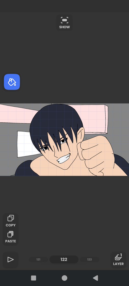 Vstar_animation's tweet photo. toji from my animation is a menace 
toji vs maki fan animation in progress 
gonna be a crazy fight https://t.co/FRocQOJ084