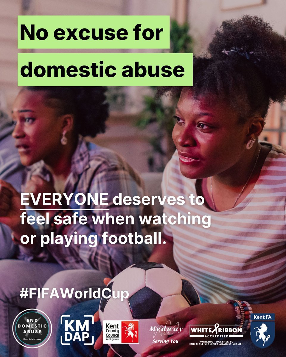 TWellsCouncil's tweet photo. Let's kick out domestic abuse this #FIFAWorldCup
● Reject harmful attitudes towards women.
● Promote healthy behaviours, actions and words towards women.
● Don't remain silent about abuse.
● Support your team with positive affirmations.
#EndDomesticAbuse #KickItOut https://t.co/DpPuTNXynV