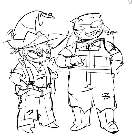 f1nf4ce's tweet photo. thinking about my wild west au from last year #dandysworldau https://t.co/gnuAWamFo0