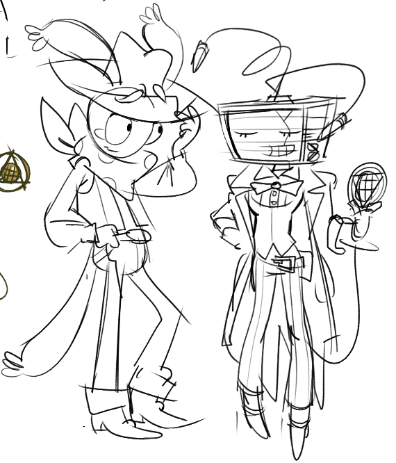 f1nf4ce's tweet photo. thinking about my wild west au from last year #dandysworldau https://t.co/gnuAWamFo0