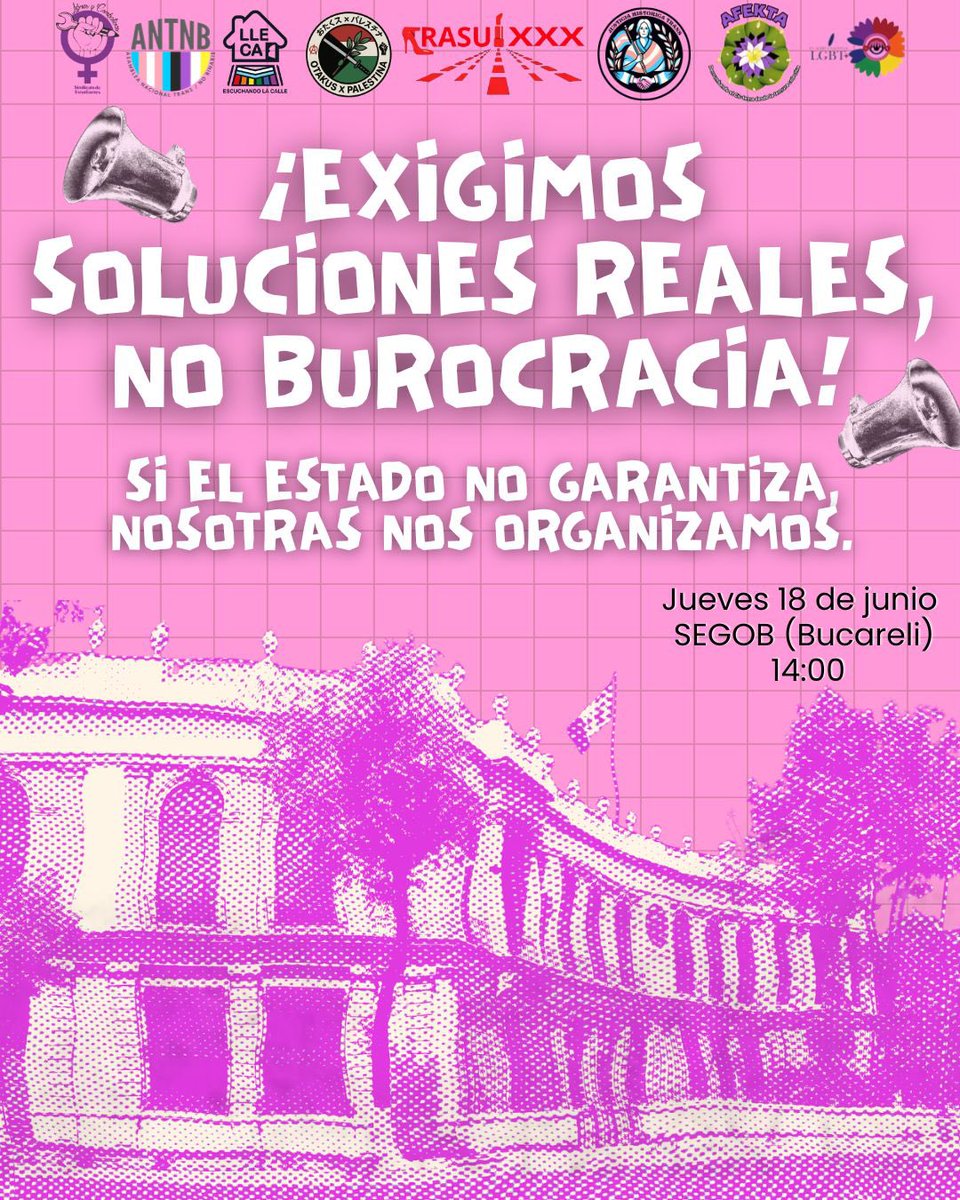 lleca_org's tweet photo. A dos años de la Recomandación 42/2024 la @SEGOB_mx dice ya haber cumplido con ella; sin embargo la realidad es otra.

Mañana nos movilizamos para exigir un diálogo con @rosaicela_, nos cansamos de mesas sin objetivos, burocracia y simulación con @arturomedinap https://t.co/2adgPmhw4q