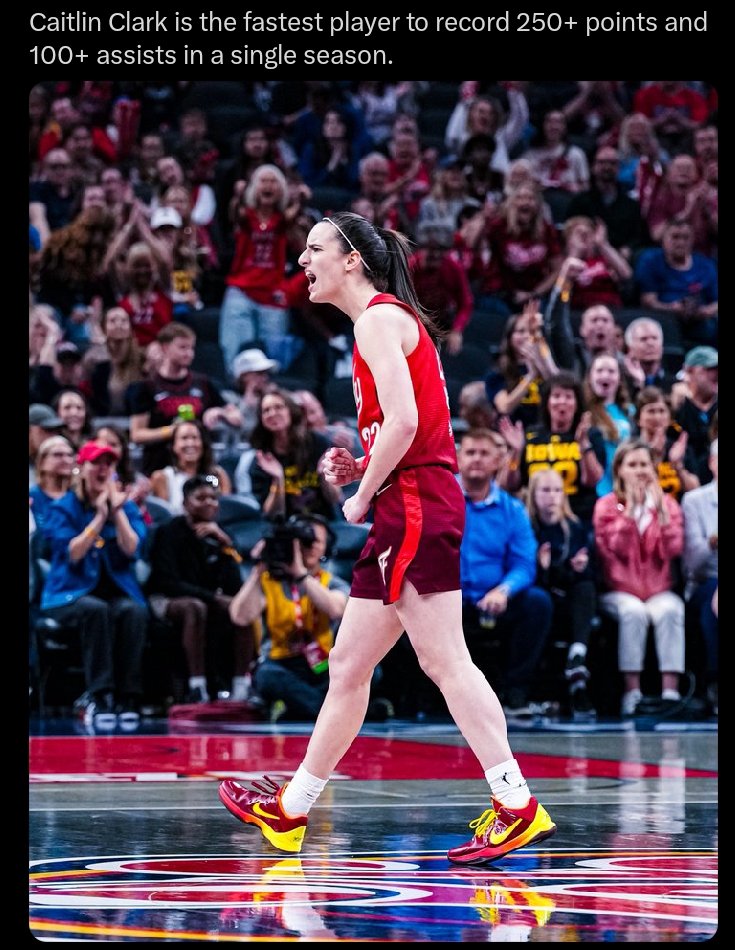 MrSpiritsRaven's tweet photo. Her Fans Ride Or Die with #CaitlinClark BECAUSE The Kid In Her She Reminds US ALL When WE PLAYED THE GAME FOR THE Love Of The Game.
Yep. She Does IT ALL.
#TimelineCleanse
#CaitlinClarkEffect
💫⭐🌟✨💥
#LetsGoFever
#ShesBack
#IfYouDidntKnowNOWYOUKNOW
#TheBabyGOAT🐐
👇🏿👇🏿👇🏿👇🏿👇🏿👇🏿👇🏿
