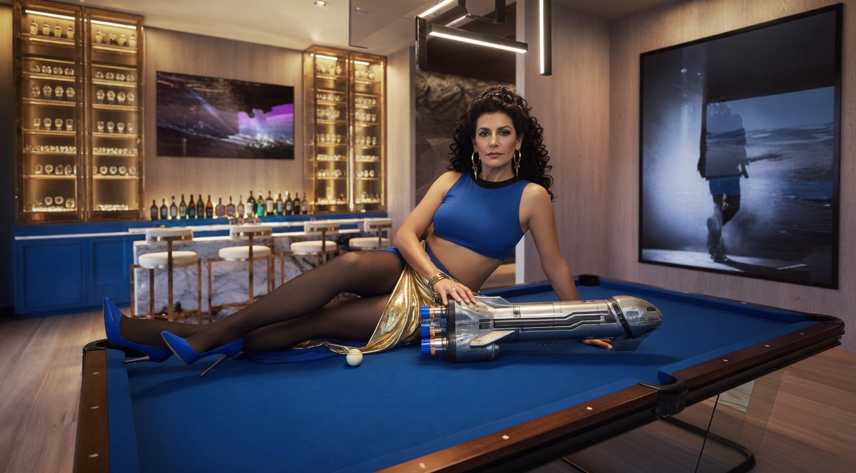 CidRaines1's tweet photo. #Grok #GrokEdit #PoolTableLadies #StarTrek #DeannaTroi #MarinaSirtis
Published June 17, 2026 @ 10:48 a.m.
Note* - I made this yesterday using Grok. https://t.co/Hg95zgSFNA