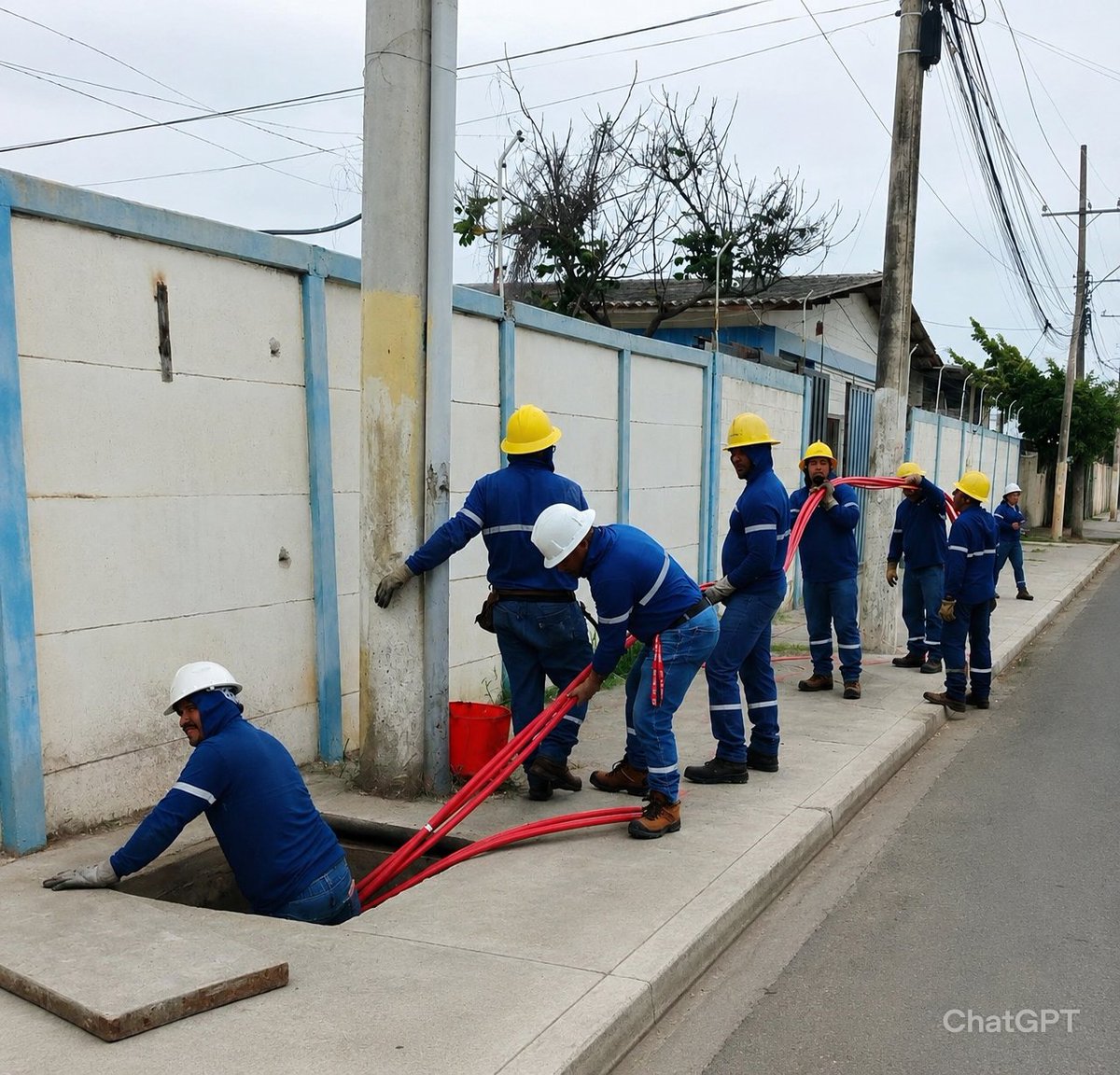 CNEL_EP's tweet photo. ✅ GUAYAS

Con el compromiso de fortalecer la calidad y continuidad del servicio eléctrico, en el alimentador Central Playas ejecutamos ayer y hoy importantes trabajos de mantenimiento, que incluyeron el cambio de conductor subterráneo, reemplazo de estructuras y componentes de la red, adecuaciones técnicas y mejoras en la infraestructura de varios sectores del cantón.

⚡ Estas acciones preventivas y correctivas permiten optimizar la confiabilidad del sistema de distribución, beneficiando a más de 20.000 clientes residenciales y comerciales con un suministro de energía más seguro, estable y eficiente.