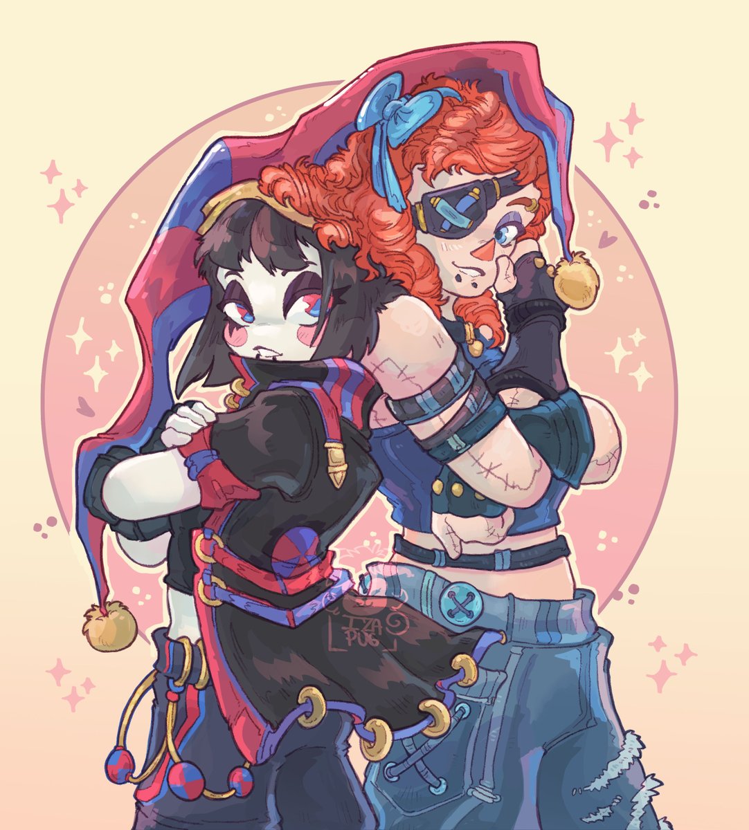 Izapug's tweet photo. Jester Doll ~ ✨

#tadc #ragapom #theamazingdigitalcircus https://t.co/xVQClZhuk7