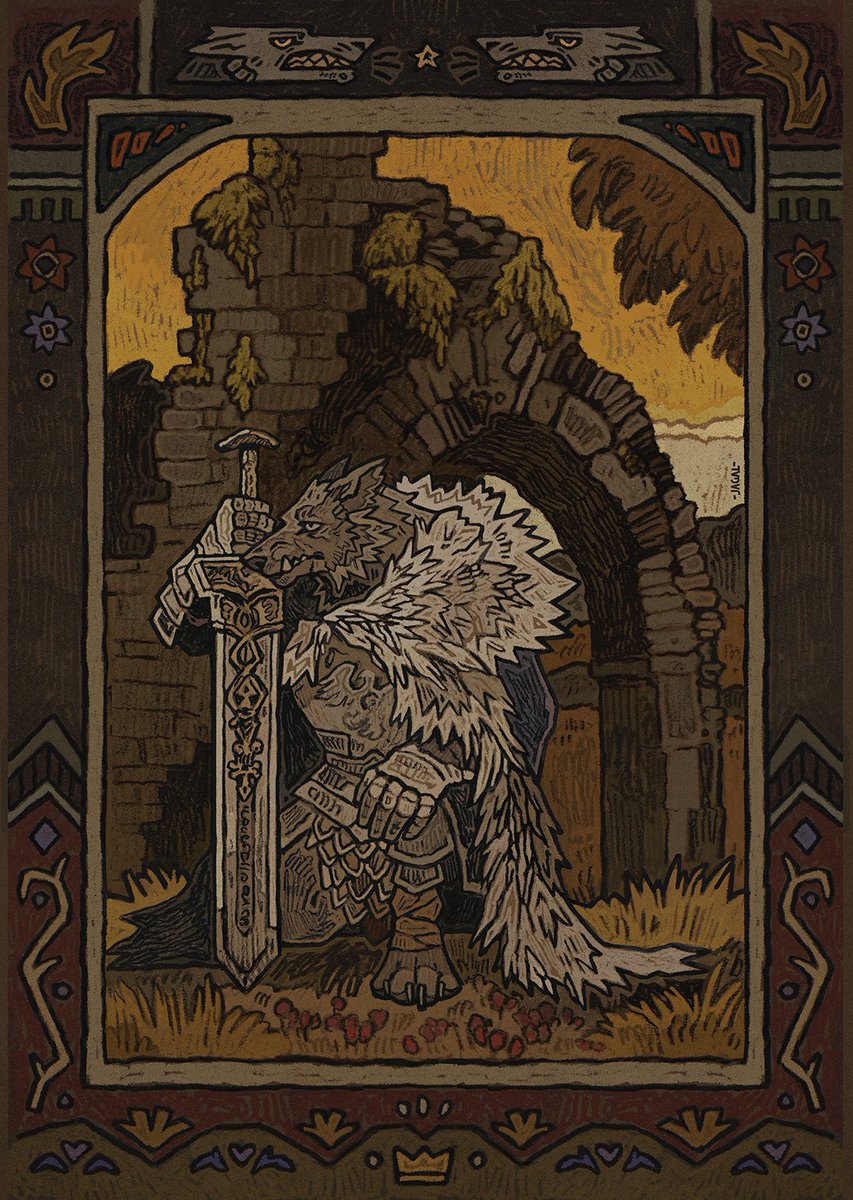 _jagal_'s tweet photo. The Half Wolf https://t.co/UPjNwfmhGP