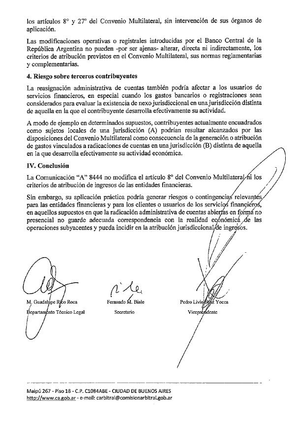 mariogoldmanr's tweet photo. ¿Que podría pasar el abrir no presencialmente cuentas bancarias en otras jurisdicciones? ¿Ingresos Brutos? naaaaa y la moto? y Candela? 
🚨CA del Convenio Multilateral advirte riesgos de la Com A 8444 BCRA https://t.co/OOHbwKekiK
I. Riesgo principal: atribución en otras jurisdicciones
II. Riesgos específicos: distorsión base imponible, planificación tributaria nociva, criterios de atribución 
III. Riesgo sobre terceros contribuyentes
Me acordaba de este posteo y la importancia del análisis tributario profesional en todas sus dimensiones...