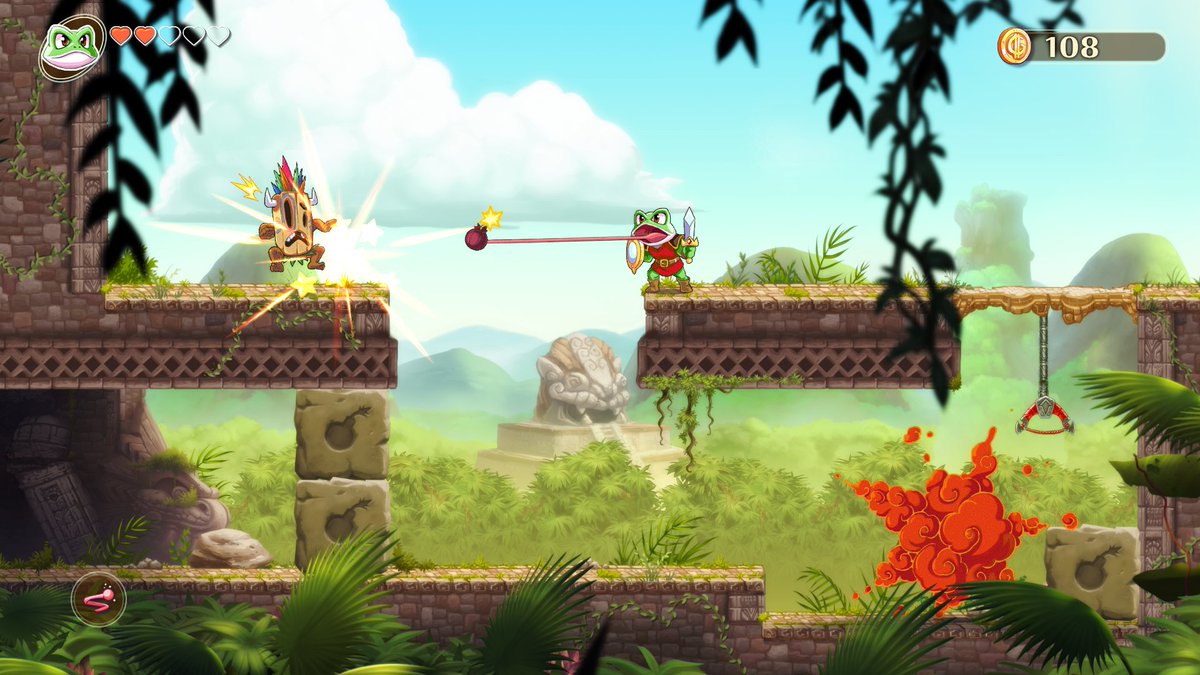 FDG_Games's tweet photo. Tomorrow we'll release Monster Boy on Mac, Apple TV, iPhones and iPads. It was a pleasure to work on the port for these platforms, utilizing metal shaders, game controller toolkit and Apple Silicon hardware. It runs super smooth on MacBook Neo all the way up to 120Hz MacBook Pro. https://t.co/E2q7hPRwkA
