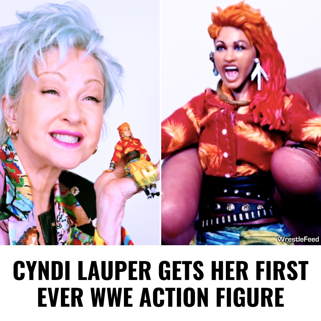 WrestleFeedApp's tweet photo. Cyndi Lauper deserves to be in the WWE Hall of Fame's celebrity wing! https://t.co/vQqFb6gqPH