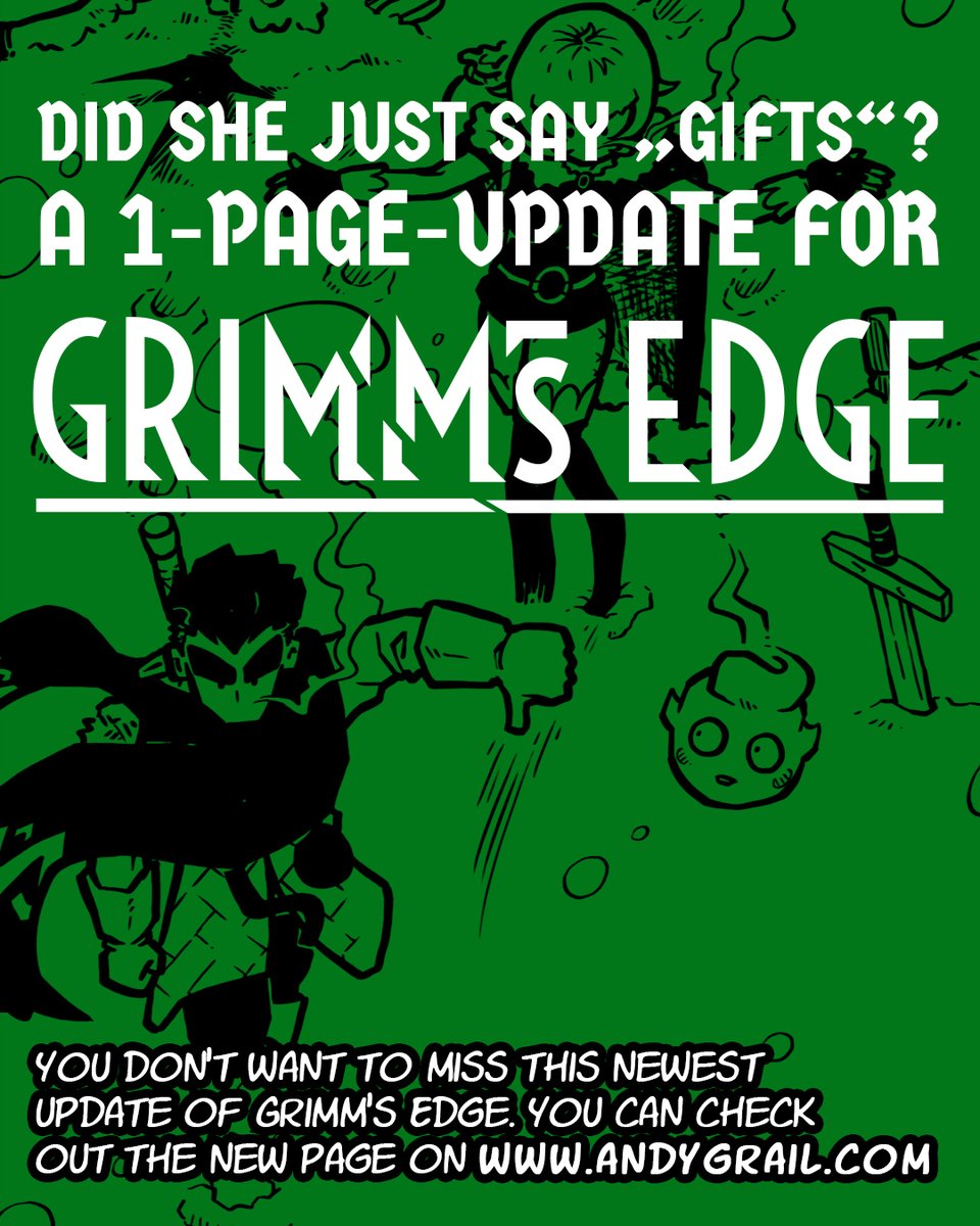 AndyGrail's tweet photo. @LacroixPepe Do you enjoy medieval #fantasy stories? Grimm's Edge 
might be for YOU. Check out the newest update right 
here: 👉 https://t.co/t7VJFapjKq 
If you are new to Grimm's Edge, go back to Act 1 and start over! Follow me to stay up-to-date! #comics https://t.co/LjiuNxluIU