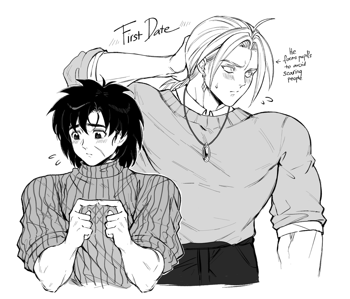 HydetheBroccoli's tweet photo. Dating (Hades-Broly AU) 
#ブロブロ #Broly https://t.co/oUgmy9F8pm