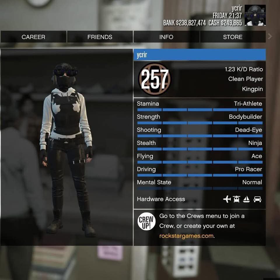 abraham_ch38181's tweet photo. GTA ACCOUNT 
PS5 
Female Character
Level 257
1.23 K/D Ratio
238 mil banked
Modded beff fits
White Og Duffle Bag
Face Paints
Modded Services Vehicles
Modded Special Vehicles
Modded Avenger
Modded Terrorbyte
Modded Cars
Facility Set
Modded Jets
All research Done

INBOX ME https://t.co/FnuisPIFbw