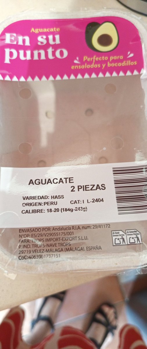 caroayamonte's tweet photo. @lidlespana ya mi pareja, que compra lo que ve que yo, se ha traído los aguacates de Perú que lidl traía de Málaga y estaban buenísimos. Los de Perú están incomibles, verdes y, seguro que tiene  0 huella de carbono y ningún "spray" para que cruce el Atlántico. Me vais a perder. https://t.co/1jbDtywnYQ