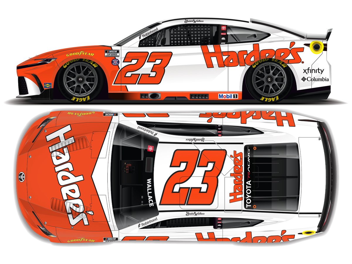 Lionel_Racing's tweet photo. Pre-orders are open for the No. 23 Bubba Wallace Hardee's Flashback die-cast! 

➡️ https://t.co/qMgL9hBZFB https://t.co/KvAaw2jCPF