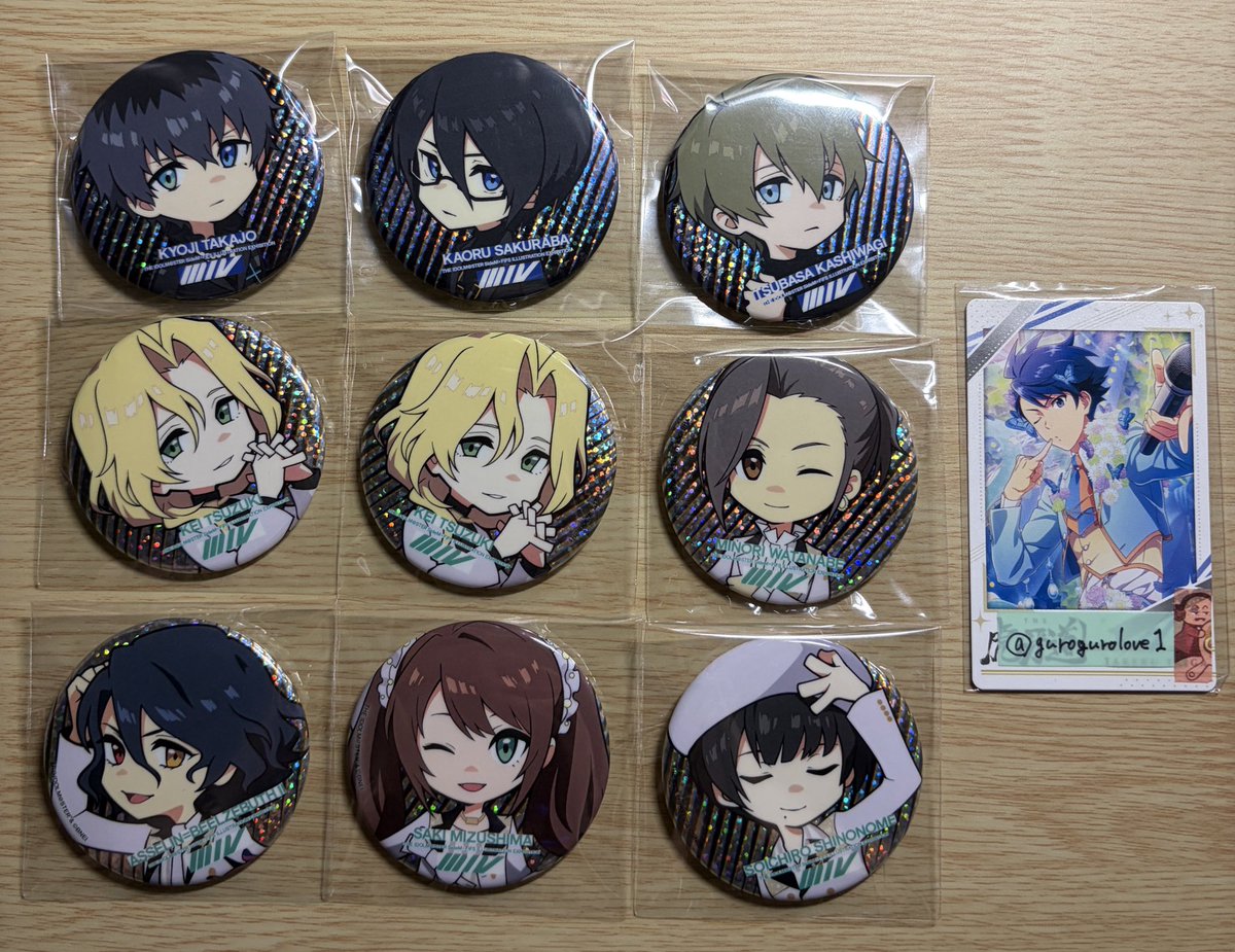 sideM FiFS EXTRA White ミニ 缶バッジ 交換 譲) 白…圭2 みのり
