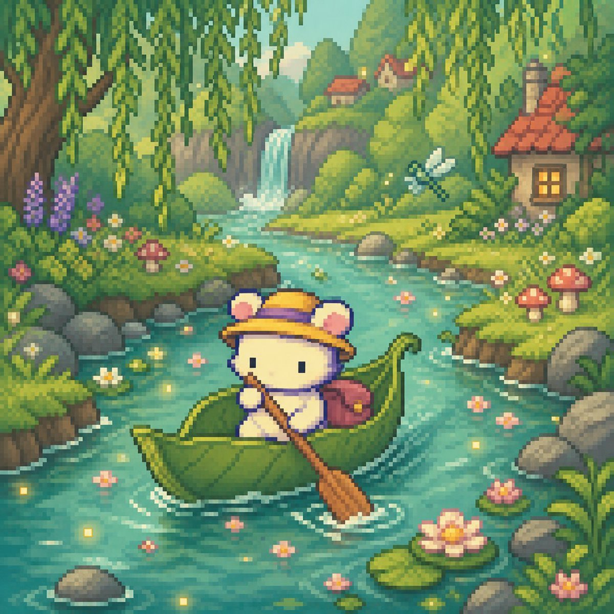SproutValleySol's tweet photo. Expanding the map for exploration and foraging? 🚣🚣 https://t.co/I4rd9GiCOB