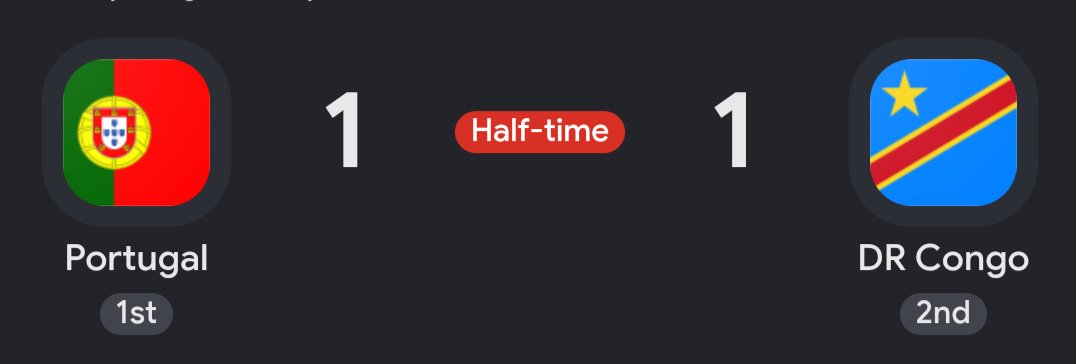 terun_stepn's tweet photo. 1-1 at halftime. 👀

Still backing Portugal 🇵🇹🔥
When Ronaldo is on the pitch, the game is never over.

Come on @KASTxy  Matchday, bring that 2x cashback home💸⚽ https://t.co/eTAzeP1BzN