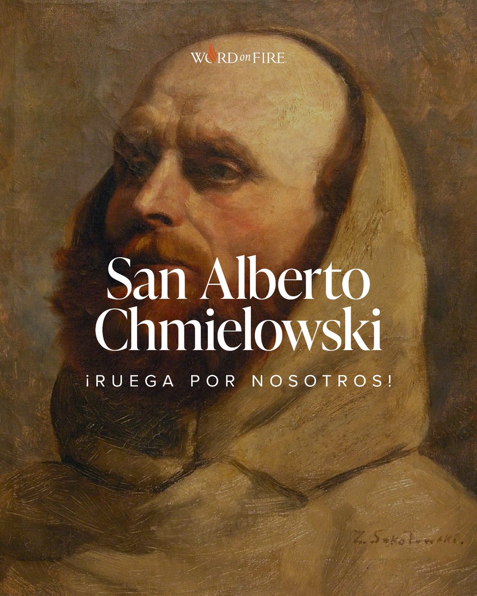 WordOnFire_ES's tweet photo. San Alberto Chmielowski, pintor polaco, soldado y fundador de los Albertinos y las Albertinas, ¡ruega por nosotros! https://t.co/Lb4FeLYKh0