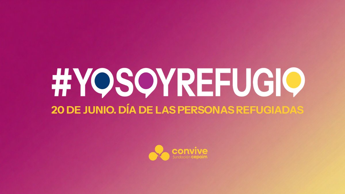 CMConvive's tweet photo. El #20J es una fecha crucial para @FundacionCepaim: el #DíaMundialDeLasPersonasRefugiadas

Reconocemos a quienes tuvieron que dejar atrás su hogar, familia, recuerdos y el olor de su tierra. Por ellos, organizamos actividades en nuestros centros. ¡Busca la tuya!🧵 #yosoyrefugio https://t.co/8n3UEKj6bN