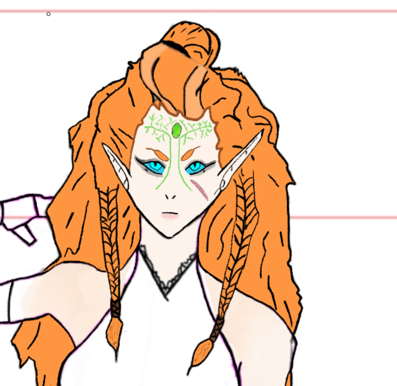 Onemncircle's tweet photo. First here my little advancement for this eldar Lady .

Second just i tought might be kinda Hate/relationship between a daughter of Big E and some kinda of Space clown who will love to trigger her https://t.co/1WxiLzLETp