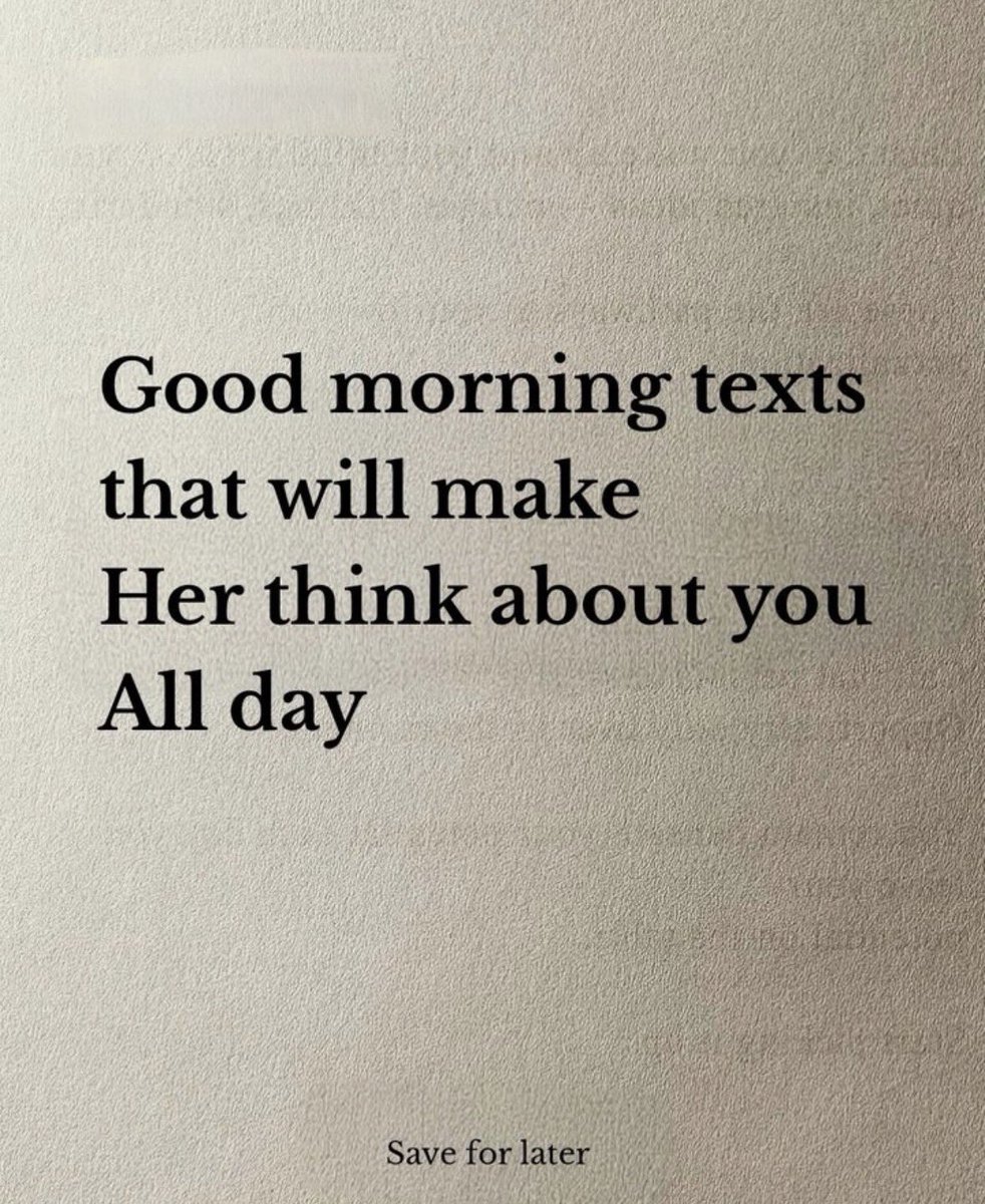 ApexDominantt's tweet photo. Good morning texts that will make
Her think about you All day

// THREAD 🧵// https://t.co/TVMxF9q7HN