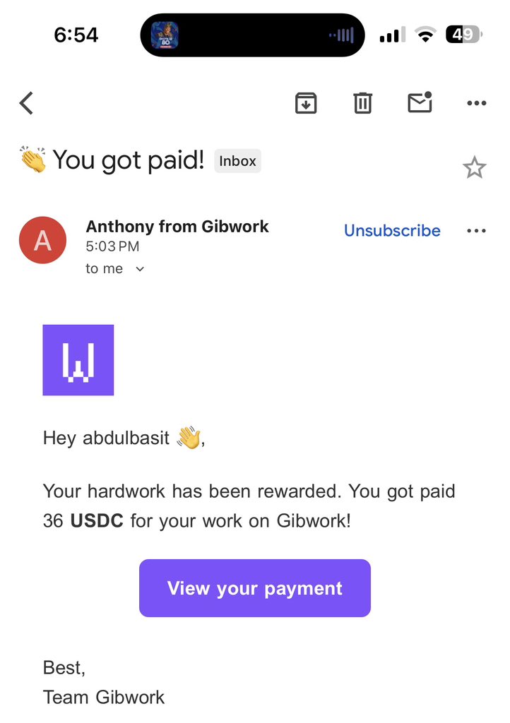 ayoadhe's tweet photo. anthony has done it again :)

for those that are yet to join gibwork

gibwork is a web3 freelance and task marketplace built on the Solana blockchain. 

It allows people to post tasks (known as bounties), complete tasks, and get paid.

start here : https://t.co/d1JrCOKbhY https://t.co/DARHPJjDfz