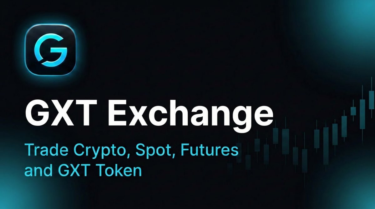 GXTExchange's tweet photo. Trade Spot, Futures, and Earn on GXT Exchange. Lightning-fast matching, deep liquidity, and bank-grade security - powered by the GXT token economy. https://t.co/MdhCVd7tCH