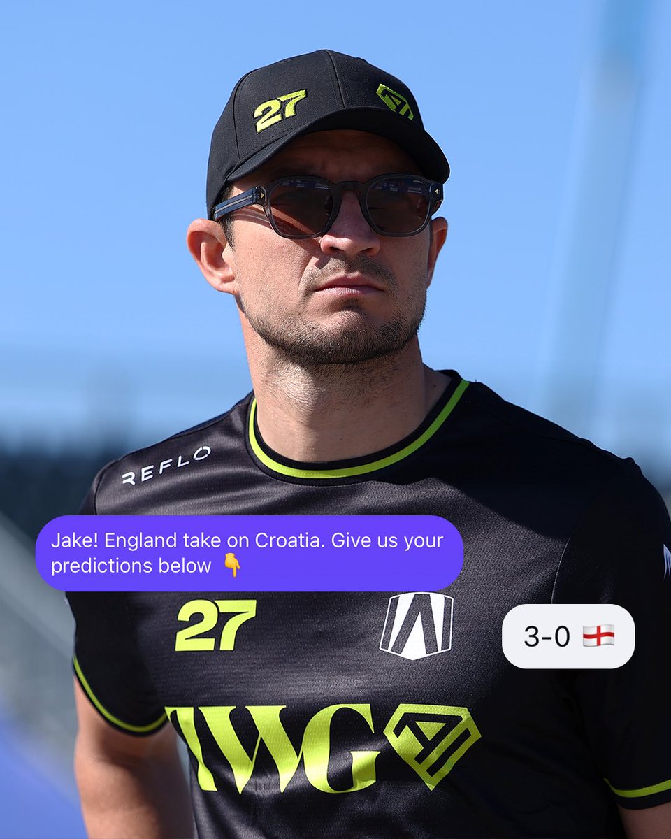 FIAFormulaE's tweet photo. The English lads submit their predictions. 

Who you got for England v Croatia? 👀

￼#FIFAWorldCup #FormulaE #Motorsport #Racing https://t.co/CXaw6oSwNX