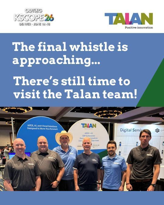TalanOracleTech tweet picture