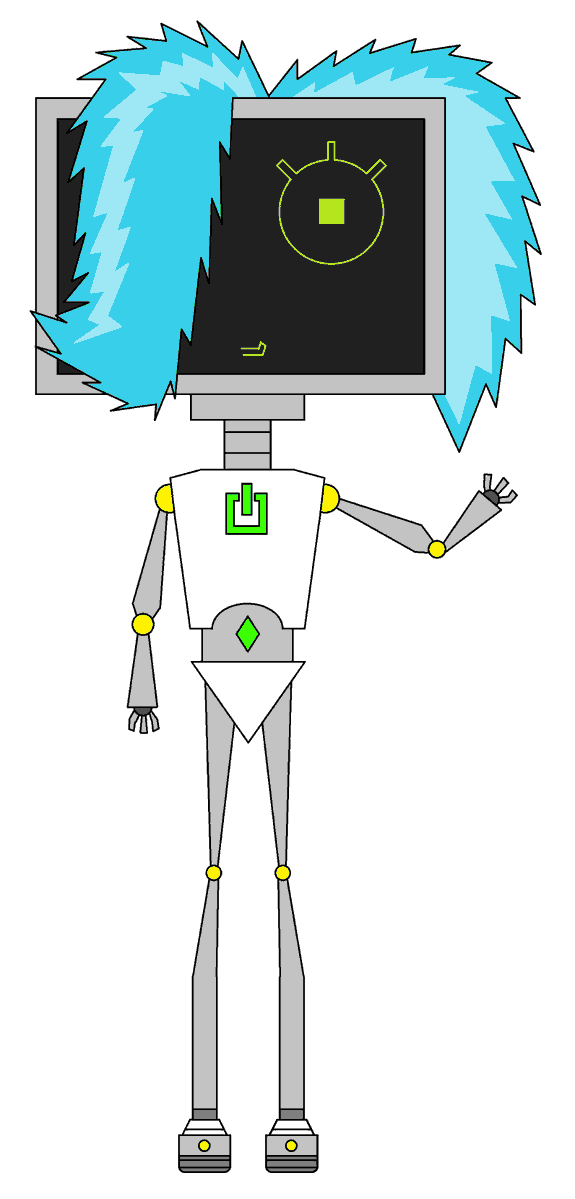 gacha_block's tweet photo. @TapeDoodles Stacyx: Hi, I'm Stacyx.

I'm a robot, originally designed to work in an office, but after developing my own personality, I quit, and now I run an electronics and computer store
I'm actually a computer scientist!
I still run my shop, and I'm doing pretty well! I mostly work alone! https://t.co/l6GD3eNWyS
