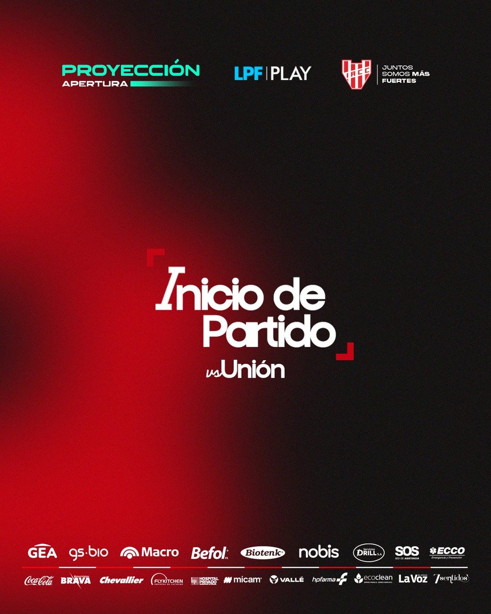 InstitutoACC's tweet photo. 🔛 ¡𝗔𝗥𝗥𝗔𝗡𝗖𝗢́ 𝗘𝗟 𝗣𝗔𝗥𝗧𝗜𝗗𝗢!

𝙸𝙽𝚂𝚃𝙸𝚃𝚄𝚃𝙾 🆚️ 𝚄𝙽𝙸𝙾́𝙽

▶️ https://t.co/UiYBPZvNfX

#TorneoProyección ⬆️
#ReservaGloriosa 🔴⚪️ https://t.co/rNyzUxJHPN
