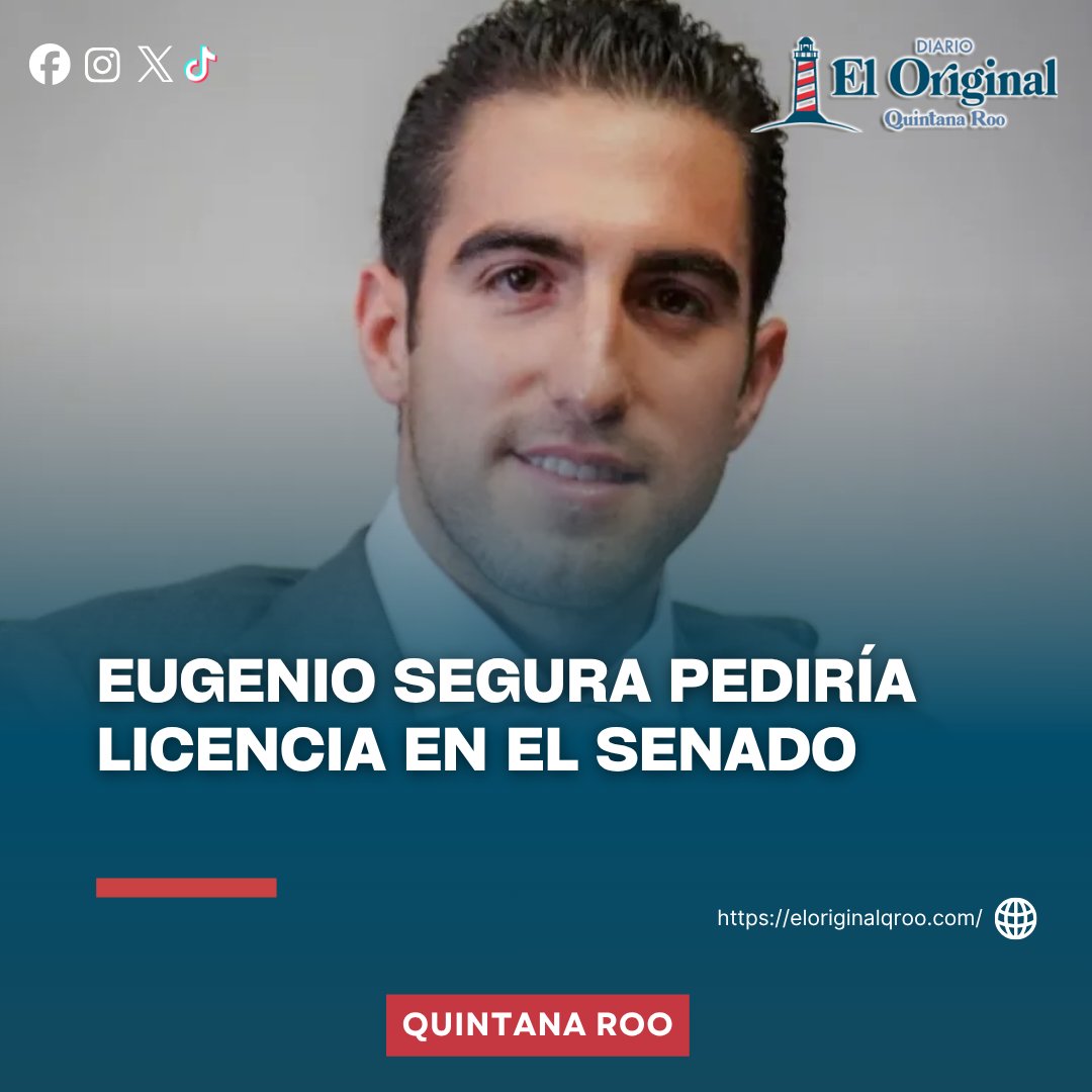eloriginalqroo's tweet photo. Gino Segura afirmó que está listo para participar en el proceso interno de Morena rumbo a Quintana Roo 2027.

El senador espera que el partido defina los tiempos para una eventual licencia al Senado y aseguró que mantiene trabajo territorial en todo el estado.

  #QuintanaRoo https://t.co/Edi9k6x4Jm