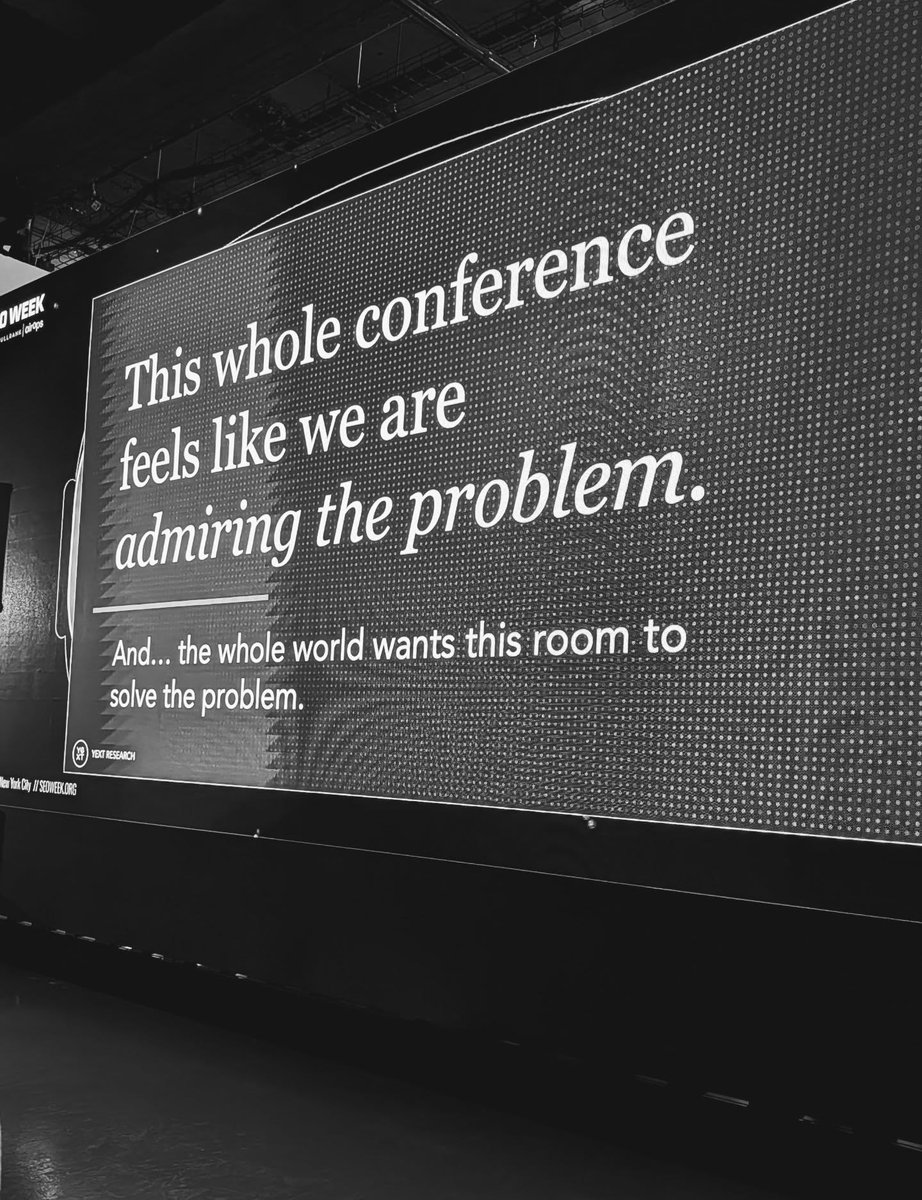epicnotion's tweet photo. "SEO is dead" is the laziest take in marketing right now. Our Strategic Lead Shannon just got back from SEO Week with the receipts. Her honest recap: https://t.co/39WcbYxAXr #SEO #GEO https://t.co/xqL6CMu0ba