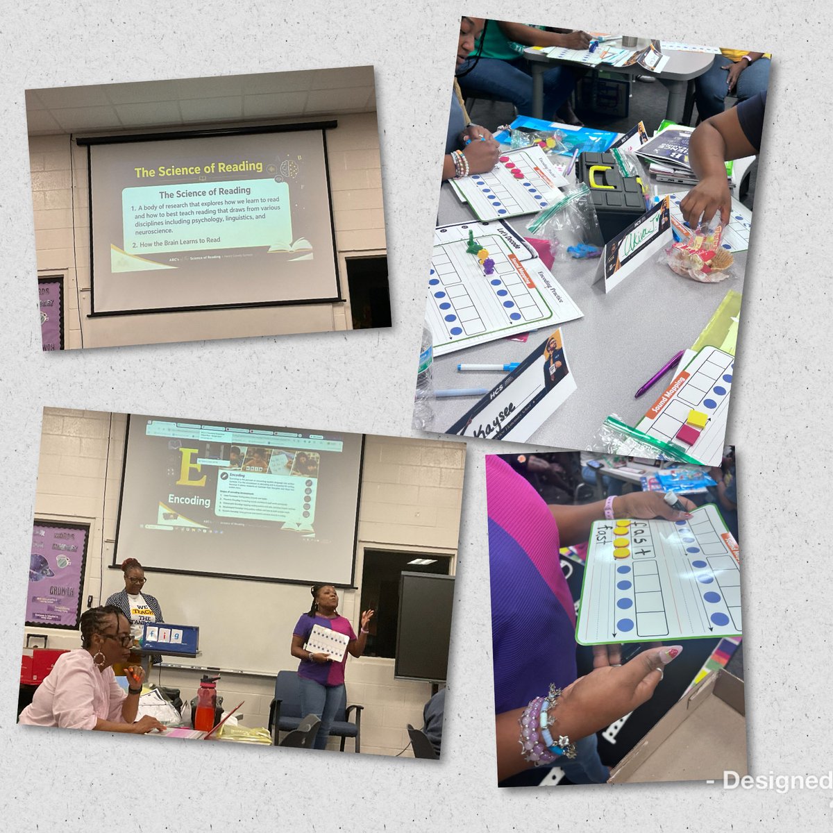 iamdrjett's tweet photo. Thank you, Fairview Elementary School, for inviting the HCS ELA Team to present at your Summer Retreat!  We loved sharing the ABCs of the Science of Reading in HCS and Morphology Magic. When teachers learn how students learn to read, everyone wins! https://t.co/zpqXuIdrsy