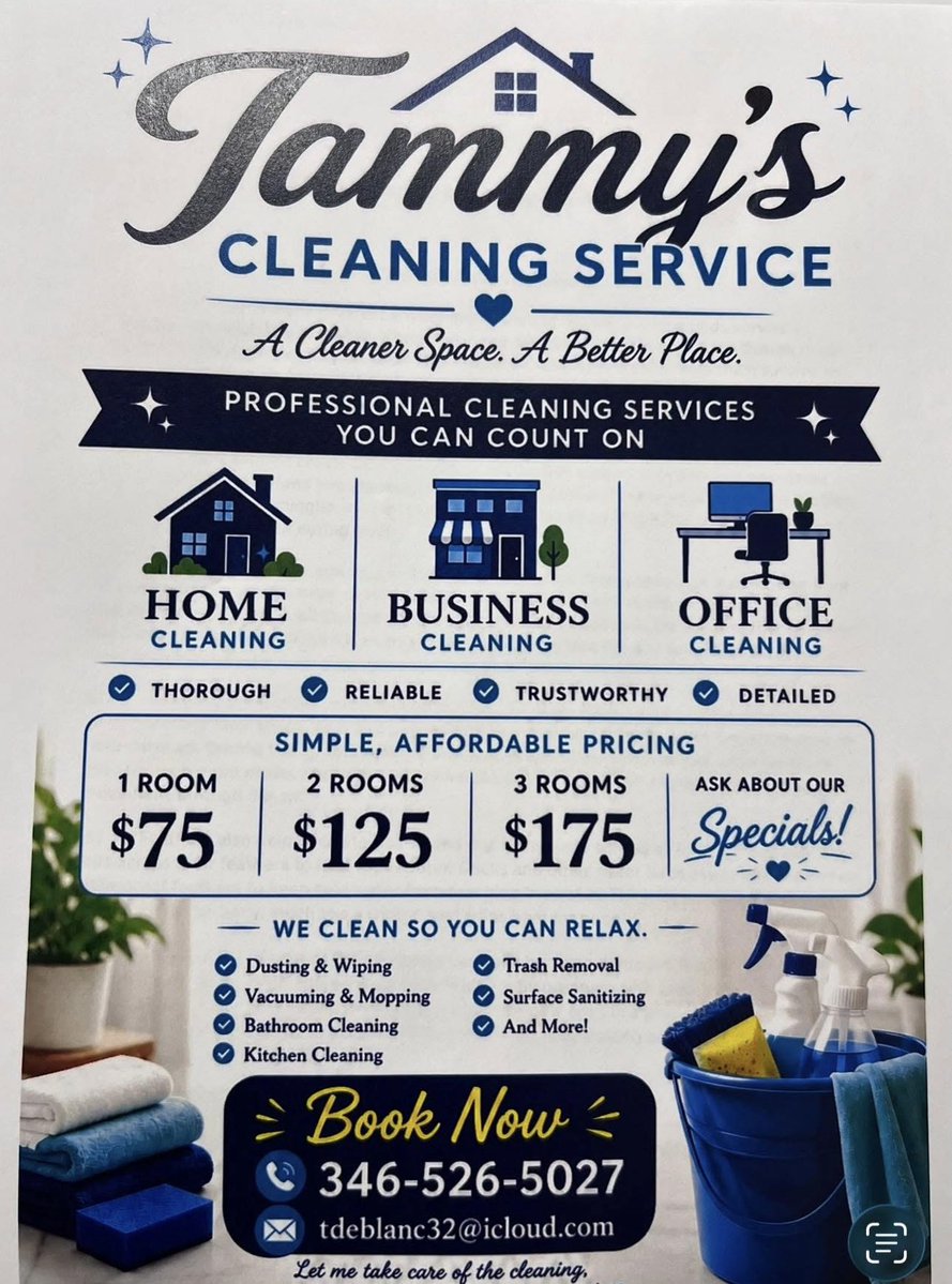 TwerkSlim's tweet photo. Book me for your cleaning services I am located in Houston Texas. For referrals you will get 25.00 off &amp; also when you book it Is a 50.00 deposit 💸 For more information you can call or text 346-526-5027. #BlackOwnedBusiness #Houstontx #fypシ゚viralシfypシ゚ https://t.co/L3U0CfnOQS