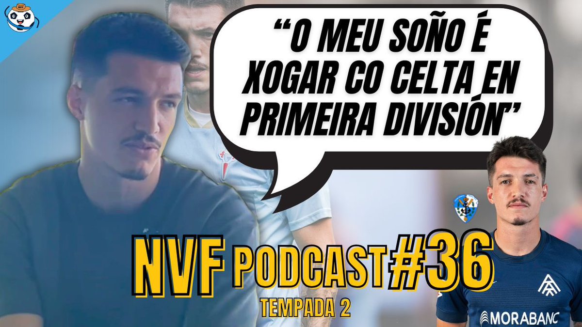 NVFGalicia's tweet photo. 🎙️ Xa dispoñible o #NVFPodcast 🎙️

👤 Con Lautaro de León, "Lauti", dianteiro do Andorra en Segunda División

⚽ De Portonovo ao fútbol profesional

⚽ Entre Claudio Giráldez e Gerard Piqué

Preme: 🔗 https://t.co/Umauh7k5Tu https://t.co/ipMid8xz9k