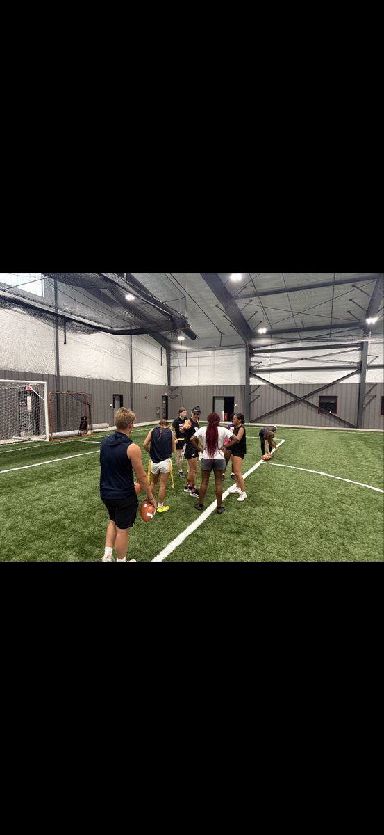 Codyjp2030's tweet photo. Had a grate time a Blackburn with the girls flag camp loved being able to help it truly is amazing to see how competitive these girls really are https://t.co/QYtIgoZSSC